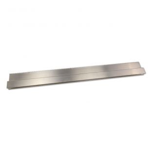 Aluminium H-Profil Kartätsche mit Dreieckzahnung - Länge: 100cm