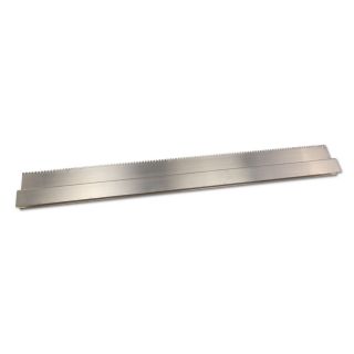 Aluminium H-Profil Kartätsche mit Dreieckzahnung - Länge: 150cm